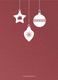 Merry Christmas and Happy New Year Vertical Folded Shimmer Holiday Cards Image 2 of 10